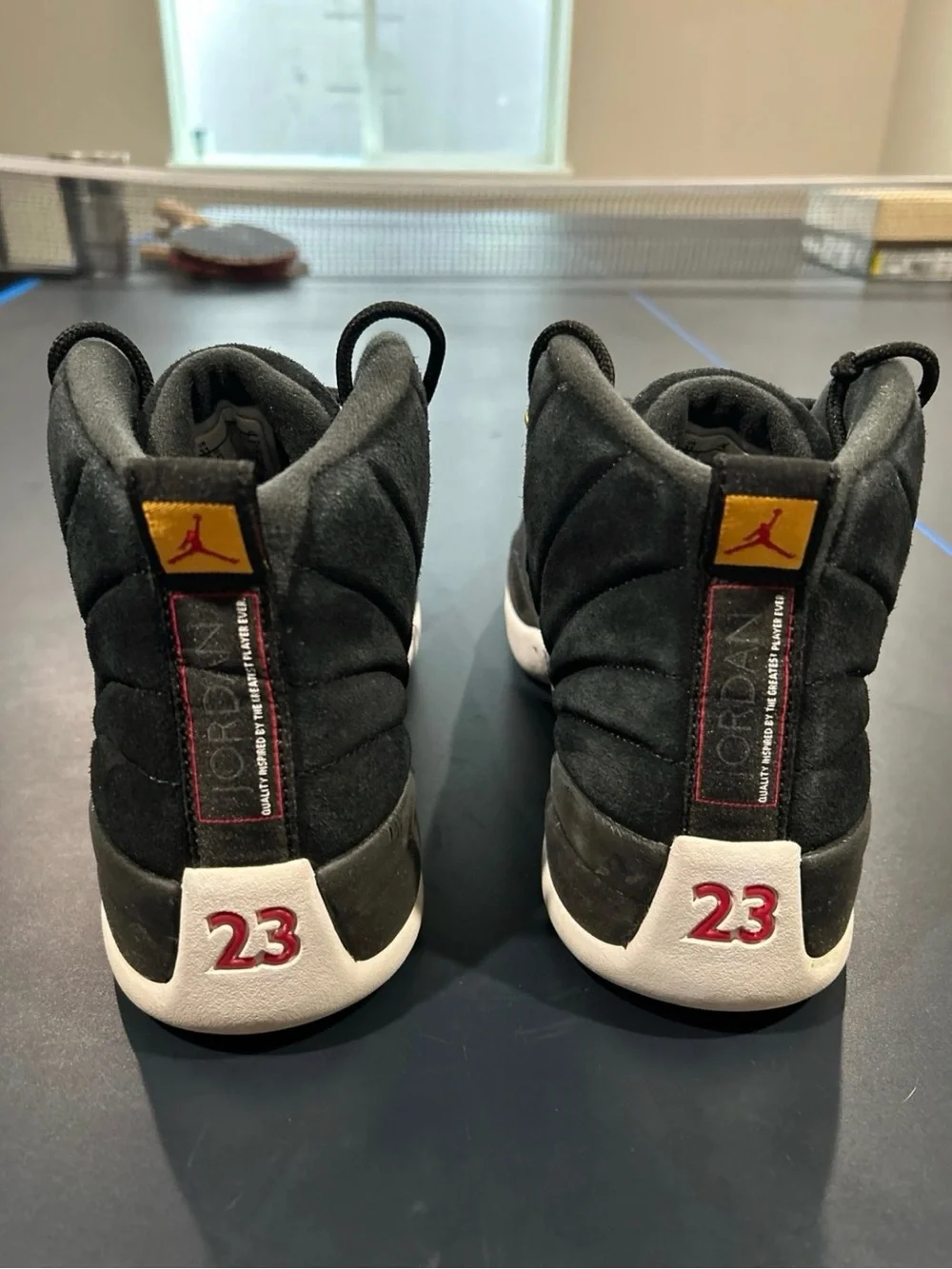Nike Jordan 12 Reverse Taxi Cab Men's Shoes Size 11 Sneakers